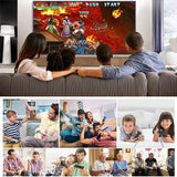 Mini Arcade Video Game Console Moonlight Treasure Game Wireless Controller Built-in 3100 2D and 60 3D Games EU Plug