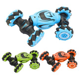 2.4GHz 4WD RC Gesture Induction Twisting Car Music Dancing RC Car 360° Deformation Climbing Vehicle Toys