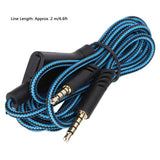 Replacement Audio Cable Inline Volume Control Wire and Without Inline Mute Control Cord for Astro A10 A40TR Gaming Headset