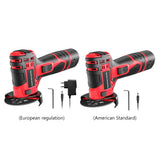 12V Brushless Angle Grinder Lithium Battery 300W 12000Rpm Cordless Mini Polishing Machine Diamond Cutting Grinder Polisher