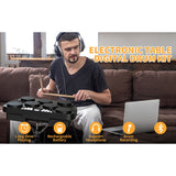 Electronic Drum Compact Size USB Foldable Silicon Drums Set Digital Drum Kit 7-In-1 Portable Electronic Drum Kit US Plug