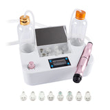 Portable large suction hydrogen oxygen bubble pore cleaner to remove blackhead skin microdermabrasion facial machine