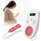 Prenatal Fetal Doppler Baby Heartbeat  Monitor  Heart Rate Detector Sonar Doppler Waterproof No Radiation For Pregnant Women
