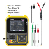 FNIRSI 200kHz 2.4 Inch Bandwidth Oscilloscope Transistor Tester Digital Oscilloscope 2 In 1 PWM Square Waves Output Oscilloscope