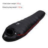 Very Warm White Goose  filled Adult Mummy style  Fit for Winter Thermal 4 kinds of thickness Camping Travel
