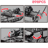 Germany World War 2 II Military Army War Series Building Blocks Main Battle Weapon 2a7 Tank Arms Figures Bricks Model Kids Toys