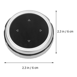 1Pc Multimedia Knob Covers Multimedia Button Decorative Button Cover Multimedia Knob for Auto Car Vehicle