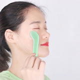 6pcs Tools Face Scraping Board Natural Jade Guasha Board