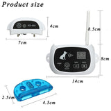 Wireless Electric Dog Fence 500m Electri Shock Waterproof Rechargeable training collars 1-100 levels dog supplies for dogs