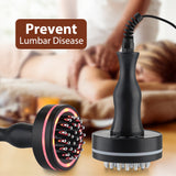 Electric Massage Brush Vibrating Hot Compress Scraping Dredge Meridian Collaterals Infrared Heating Body Shaping Beauty Tool