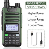 BaoFeng UV-13 PRO Powerful 999 Channel Walkie Talkie CB Radio Long Range Upgrade of UV-5R Portable Radio Hunt City USB Charger