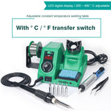 60W digital display soldering iron automatic sleep Fahrenheit Celsius multi-function switching electric soldering iron tools