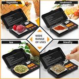 200g x 0.01g Jewelry Gram Scale Multi-function Pocket Scale High Precision Food Jewelry Medicine With 50g Weights and tweezers