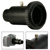 Full Metal Telescope Camera Adapter T-Ring + 1.25" Telescope Mount Adapter + Extension Tube for Nikon DSLR for Canon EOS DSLR