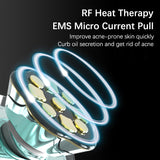 4 In1 RF EMS Face Lifting Beauty Tool LED Photon Therapy Micro Current Wrinkle Removal Instrument Ultrasonic Ion Import Device