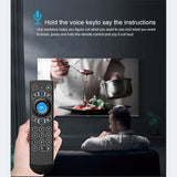 Wireless Air Mouse IR Learning Q7 Smart Remote Control Mini Pc Backlit Voice Search 2.4G for VS G21 PRO G30S