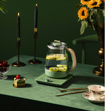 220V 1.8L Household Electric Glass Kettle Mini Electric Health Preserving Pot Multi Cooker Stewing Machine With Filter