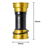 Bike Bottom Bracket With High-Strength Bicycle Riding Machined Aluminum Alloy MTB Mountain Bicycle Parts Cycling Bottom Bracket