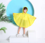 Freesmily Kids Stylish Rain Poncho Waterproof Rain Jacket Coat For Girls Boys