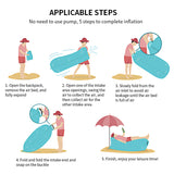 Camping Inflatable Sofa Sleeping Bag Lazy Bag 3 Season Ultralight Down Air Bed Inflatable Sofa Lounger Camping Equipment