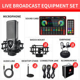G4 Live Broadcast Special Equipment, Sound repair microphone, mobile phone, computer, universal anchor sound card full set