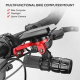 CYCLINGBOX Bicycle Computer Camera Flashlight Mount Holder Front Bike Mount Replacement for Garmin Bryton GoPro CATEYE