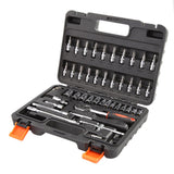 46pcs Car Bicycle Repair Tools Socket Ratchet Wrench Set Head Ratchet Pawl Socket Spanner Screwdriver Metalworking Tool Kit