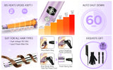 Hair Curler 5 in 1 Curling Iron Wand Set Ceramic Barrels Instant Heat Up LCD Temperature Adjustment Hair Styler