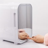 Kitchen Refrigerator with Mirror Fridge Auto Compressor 220V for is Student Dormitory Home Use Picnic Camping Portable Cooler