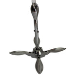 Marine Boat Yacht Accessories 1.5kg Boat Folding Grapnel Anchor 316 Stainless Steel 3.3Lb Anchor