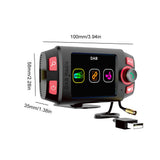 Car DAB+/DAB Radio Adapter Car FM Transmitter With 2.4 Inch Display And Bluetooth Car Mount MP3 Player