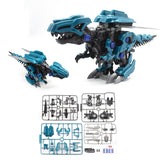 Electric Dinosaur Toy Simulation Tyrannosaurus Rex Model Building Blocks Assembling DIY 3D Dino Jigsaw Puzzle Toy Kids Xmas Gift