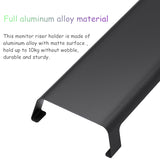 Aluminum Monitor Holder Lapdesk Riser Stand for iMac MacBook LCD Display Printer, Lapdesk Tabletop Organizer