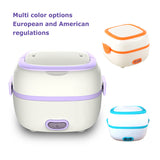 2020 New MINI Rice Cooker Thermal Heating Electric Lunch Box 2 Layers Portable Food Steamer Cooking Container Meal Lunchbox Warm