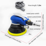 10000rpm Vacuum Air Sander Pneumatic Sander Self-Vacuum Palm Orbital Sander Grinder Polisher Sanding Machine Tool 6''