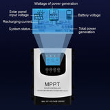 12V/24V/36V/48V/60V/72V/84V/96V 40A 50A 60A MPPT Solar Charge Discharge Controller PV Regulator Photovoltaic System Solar Charge