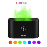 180ML USB Essential Oil Fragrance Diffuser Flame Ultrasonic Humidifier Aromatherapy Air Freshener Aroma Sleep Atomizer