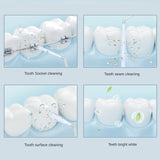 Oral Irrigator Dental Irrigator Teeth Water Flosser Tooth Cleaner Waterpulse with 4 Modes Waterproof Teeth Whitening Scaler