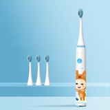 SEAGO Sonic Electric Toothbrush Upgraded Kid Safety Automatic Toothbrush USB Rechargeable with 2 pcs Replacement Brush Head SK2