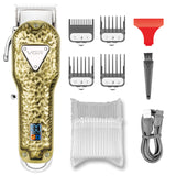 Full Metal Cordless Adjustable Hair Trimmer For Men Professional Hair Clipper Barber Electric Beard Hair Cutting Machine