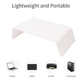 1/2Pcs Acrylic Desktop Monitor Holder Laptop Stand Riser Home Office Laptop Screen Shelf Keyboard Base Acrylic Storage Rack