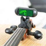 Professional Violin  Tuner Portable Digital Electronic Tuner Mini Electronic Screen Display Clip-on Tuner For Violin Viola Cello