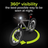 Dropship-36Pieces Bicycle Mountain Bike Spoke Mount Clip Tube Reflective Accessories Outdoor Spoke Reflectors for Bicycles