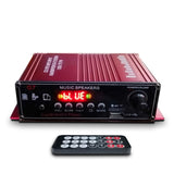 400W Digital bluetooth Car Amplifier FM USB SD w/Remote 2 Channel Hifi Audio Stereo Amp Home Theater Amplifiers Stereo L/R RCA