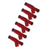 Set of 6 Fuel Injectors Spare Parts M02161x4J Replace 82211170 Replacement 0280156161 Fits for RAM 2500 1500