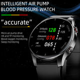 P50 Smart Watch Air Pump Intelligent Airbag True Accurately Blood Pressure Oxygen Temperature Heart Rate Health Monitor