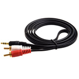 3.5mm Jack to 2 x RCA Phono Audio Cable with Cx400 Mini Stereo Rca Passive Mixer Small Mixer Mixer Stereo Dispenser