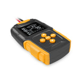 FOXSUR 12V 24V Car battery tester  LCD Battery Analyzer Car Charge Diagnostic Tool Gel AGM WET CA SLA Battery CCA IR SOH measure