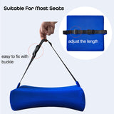 Auto Seat Back CushionCar Lumbar Support Cushion Memory Foam Waist Pillow for Car Chair Home Office mat