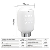 Tuya Zigbee3.0 Thermostatic Radiator Valve Temperature Controller Intelligent Radiator For Alexa Google Assistant